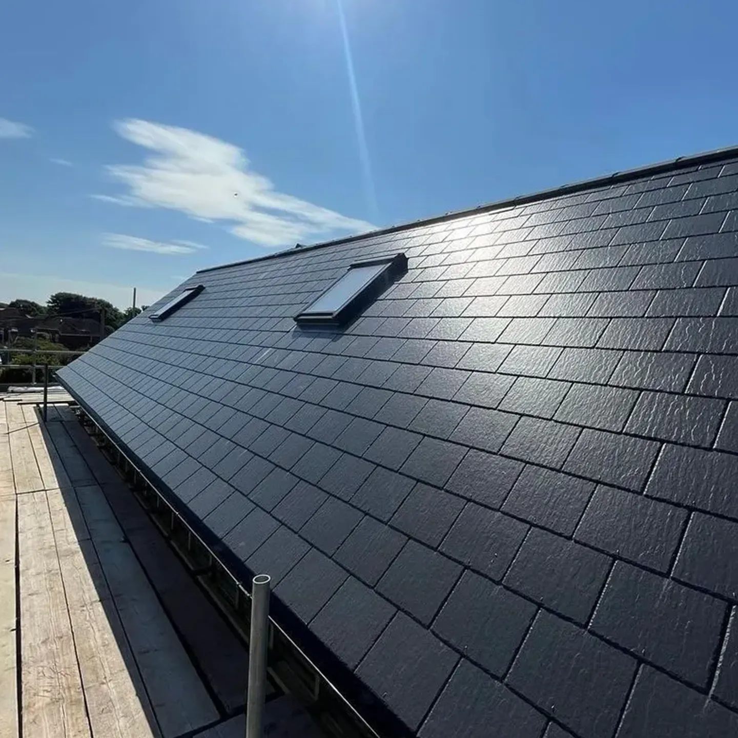 roof undergoing construction