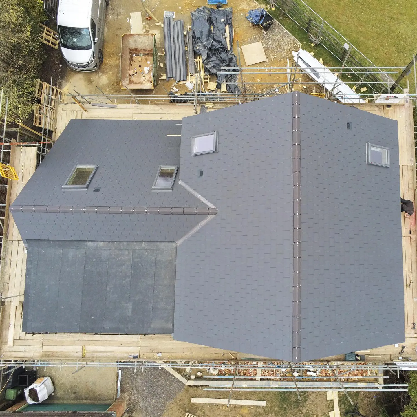 top down view of domestic property